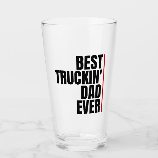 BEST TRUCKIN VATER JE GLAS (Vorderseite)