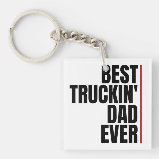 BEST TRUCKIN VATER JE SCHLÜSSELANHÄNGER (Vorderseite)