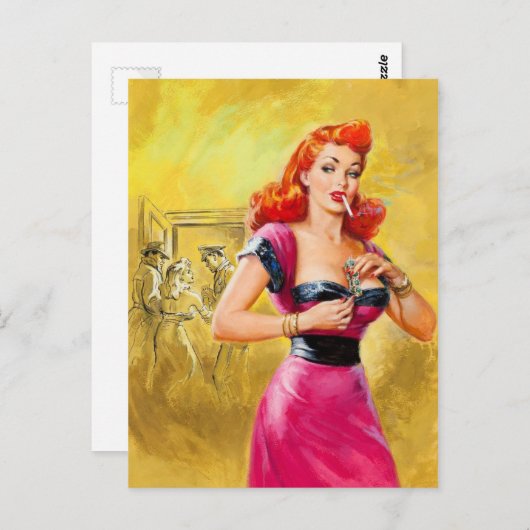 Best True Detection Postkarte (Vorne/Hinten)