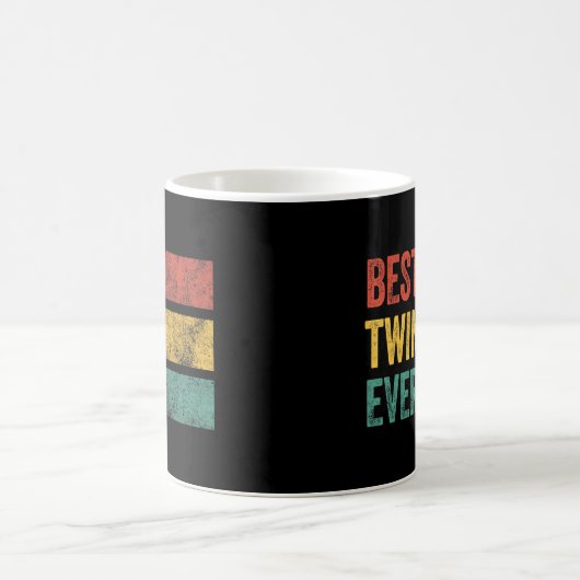 Best Twin Ever Funny Brother Schwester Siblings Fa Kaffeetasse (Mittel)