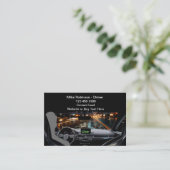 Best Uber Driver Ride Hailing Business Cards Visitenkarte (Stehend Vorderseite)