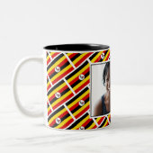 BEST UGANDAN MUM Foto Zweifarbige Tasse (Links)