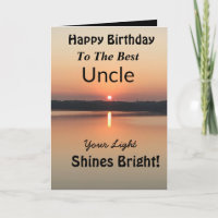 Best Uncle Birthday Shines Bright