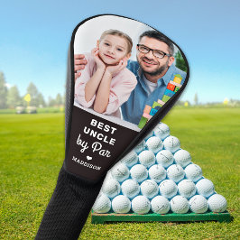 Best UNCLE by Par Custom Foto Vatertag Golf Headcover