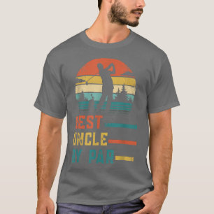 Best Uncle By Par Daddy Father's Day Gift Golf Lov T-Shirt