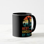 Best Uncle By Par Daddy Father's Day Gift Golf Tasse (VorderseiteRechts)
