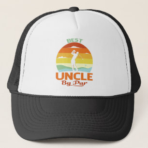 Best Uncle By Par Father's Day Golf Shirt Gift Truckerkappe