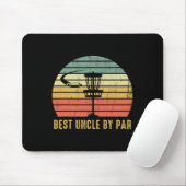 Best Uncle by Par Funny Disc Golf Geschenk für Män Mousepad (Mit Mouse)