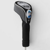 Best Uncle By Par Golf Geschenk Name Foto Black Headcover (angewinkelt)