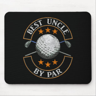 Best Uncle by Par Golf Lover Sportvater Tag Gi Mousepad