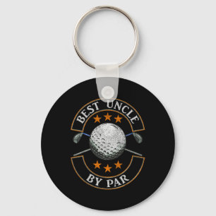 Best Uncle by Par Golf Lover Sportvater Tag Gi Schlüsselanhänger