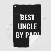 Best Uncle by Par Sports Golfer Letting Golfhandtuch (Insitu)