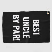 Best Uncle by Par Sports Golfer Letting Golfhandtuch (Horizontal)