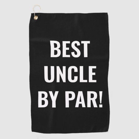 Best Uncle by Par Sports Golfer Letting Golfhandtuch (Vorderseite)