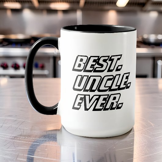 Best Uncle Ever Modern Racing Tasse