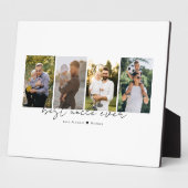 Best Uncle Ever Modern Script 4 Photos Collage Fotoplatte (Seite)