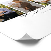 Best Uncle Ever Modern Script 4 Photos Collage Poster (Ecke)