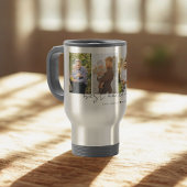 Best Uncle Ever Modern Script 4 Photos Collage Reisebecher