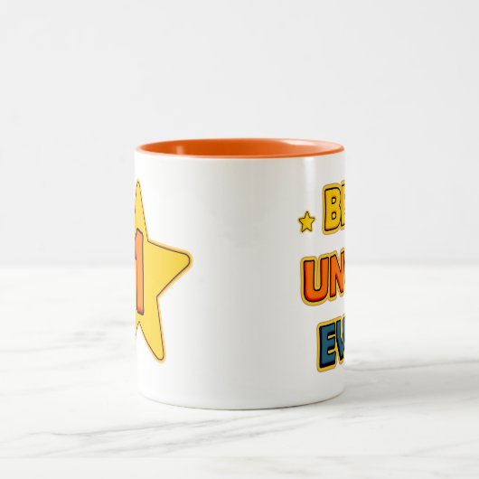 Best Uncle ever Zweifarbige Tasse (Mittel)