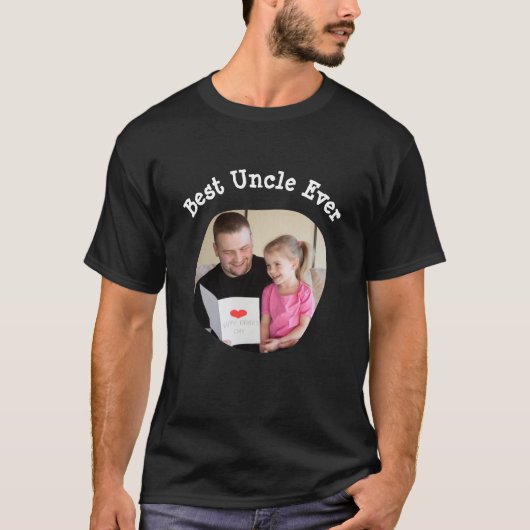 Best Uncle Uploaden Sie Ihr viereckiges Foto T-Shirt (Vorderseite)