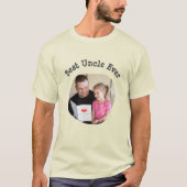 Best Uncle Uploaden Sie Ihr viereckiges Foto T-Shirt (Vorderseite)