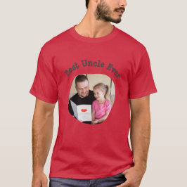 Best Uncle Uploaden Sie Ihr viereckiges Foto T-Shirt