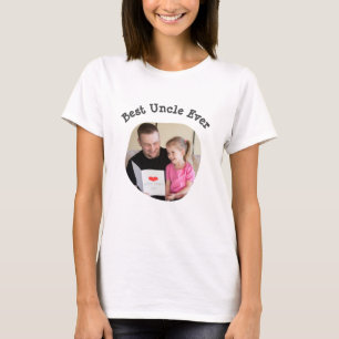 Best Uncle Uploaden Sie Ihr viereckiges Foto T-Shirt