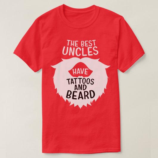 Best Uncles Beards Tattoos Hus Mens T-Shirt (Design vorne)
