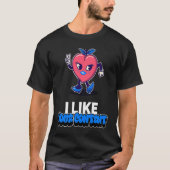 Best Valentine I like your content Creators Valent T-Shirt (Vorderseite)
