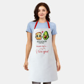 Best Valentine’s Gift Funny Food Apron Custom Name Schürze (Getragen)