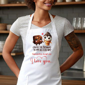 Best Valentine’s Gift Funny Food Apron Custom Name Schürze