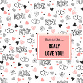 Best Valentine’s Gift Heart Sketch Love Shower Duschvorhang