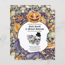Best Value HALLOWEEN WEDEN Einladungen Skulls
