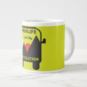 Best van life nomad Jumbo-Tasse (Vorderseite Rechts)