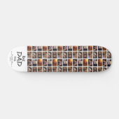 Best Vater 6 Foto Collage Family Foto Muster Skateboard (Horizontal)