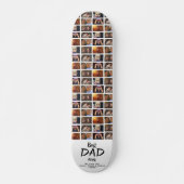 Best Vater 6 Foto Collage Family Foto Muster Skateboard (Vorne)