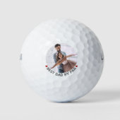 Best Vater by Par Custom Foto Golf Balls Golfball (Vorderseite)