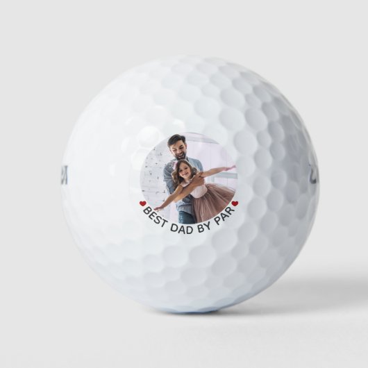 Best Vater by Par Custom Foto Golf Balls Golfball (Vorderseite)