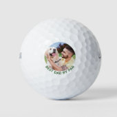 Best Vater by Par Custom Pet Foto Golf Balls Golfball (Vorderseite)