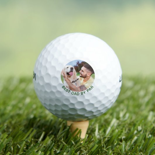 Best Vater by Par Custom Pet Foto Golf Balls Golfball (Insitu T-Shirt)