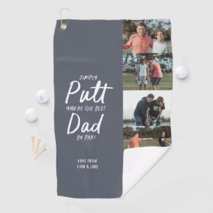 Best Vater By Par Mehl Foto Marinebad Blauer Tag d Golfhandtuch