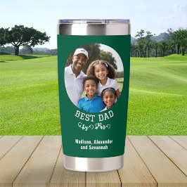Best Vater by Par Vatertag Golf Enthusiast Foto Thermobecher