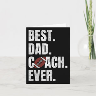Best Vater Coach Ewiges Football T-Shirt L Karte