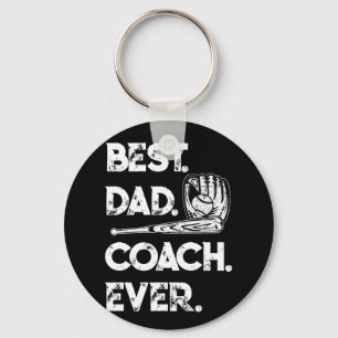 Best Vater Coach je Baseball Vatertag Schlüsselanhänger