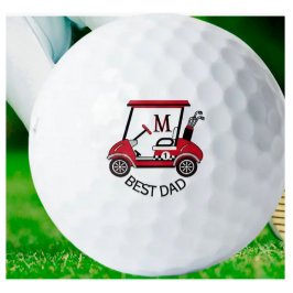 Best Vater Custom Cart Personalisierte Golfbäder Golfball