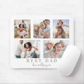 Best Vater Custom Foto Family Collage Mousepad (Mit Mouse)