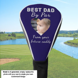 Best Vater Custom Kids Foto Blau Personalisiert Golf Headcover