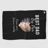 Best Vater Custom Kids Foto Personalisiert Golfhandtuch (Horizontal)