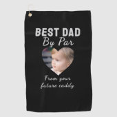 Best Vater Custom Kids Foto Personalisiert Golfhandtuch (Vorderseite)