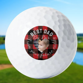 Best Vater Custom Kids Foto Red Buffalo Kariert Golfball